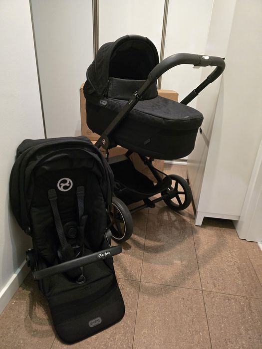 Wózek Cybex Balios S Lux Czarny (Gondola + Spacerówka) z gwarancją