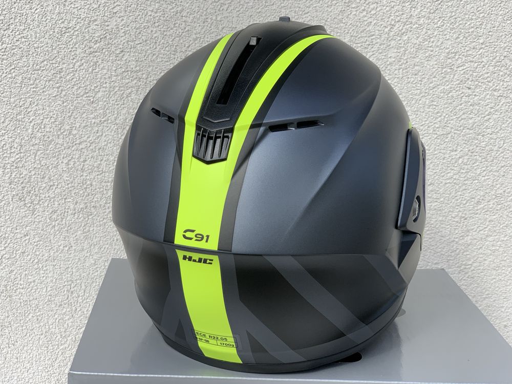 Szczekowy kask motocyklowy HJC C91