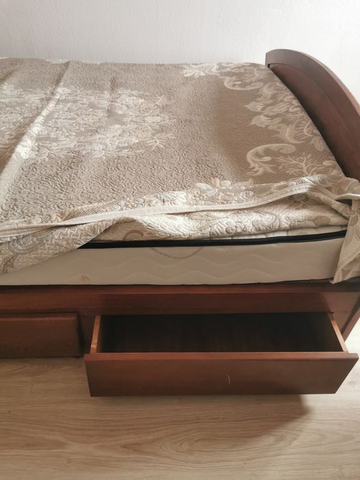 Cama cerejeira maciça