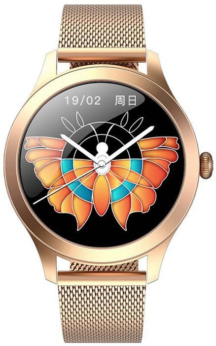 damski smartwatch g.rossi sw014g-2 różowe złoto