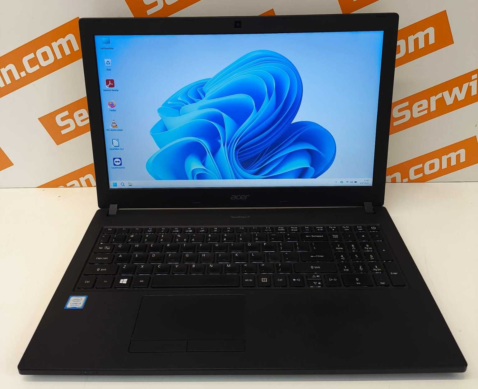 Laptop ACER TravelMate 15,6" Core i3 8 gen. 8GB 256GB SSD Win11 GWARAN