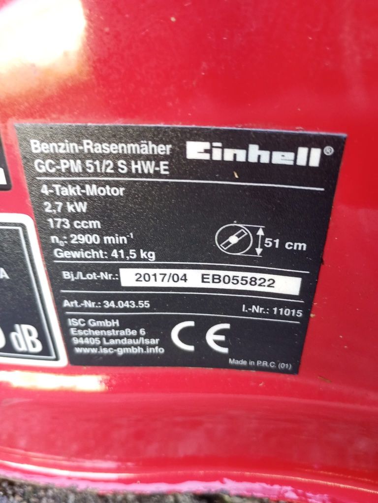 Kosiarka spalinowa z napedem Einhell