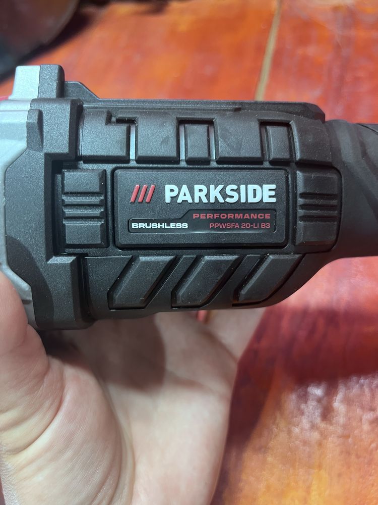 Нова акумуляторна болгарка Parkside PPWSFA 20-li B3