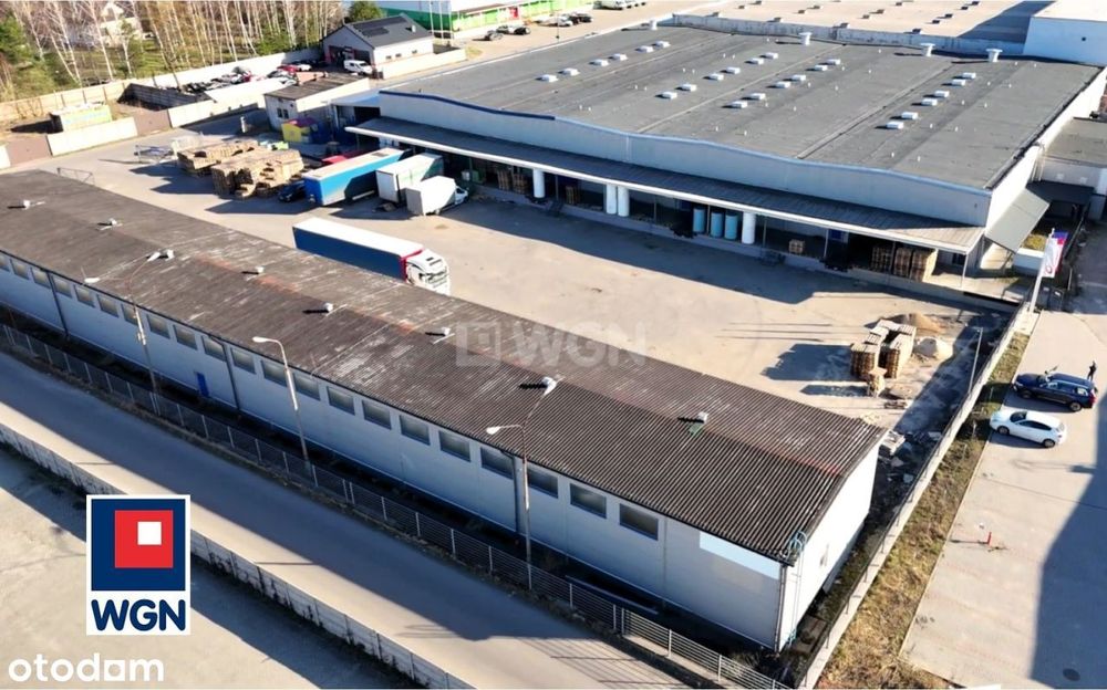 Dwie hale przemysłowe