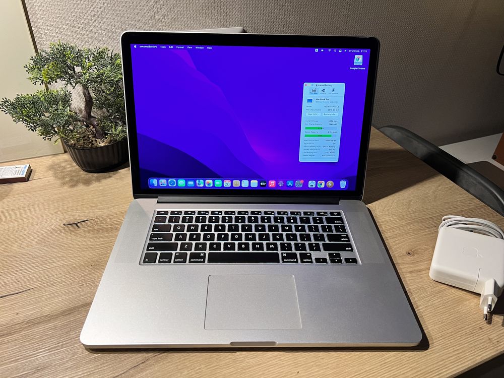 MacBook Pro 15 Retina , i7, 16 озу, ssd 512 gb