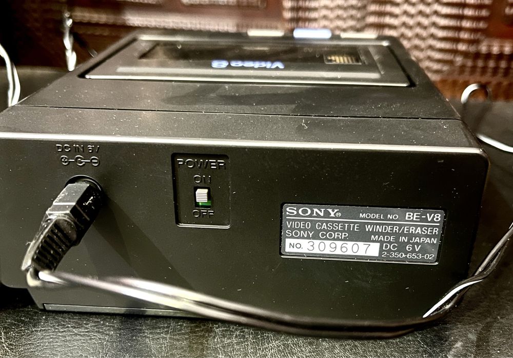 Sony BE-V8 winder / eraser - Raro