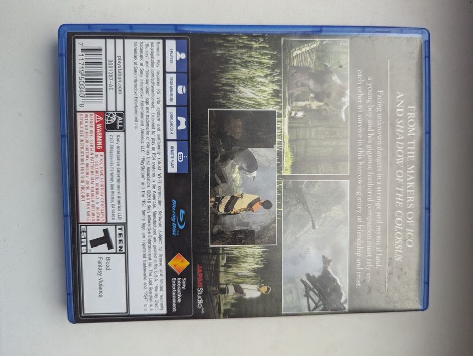 The Last Guardian ігри игры диски на PS4 PS5