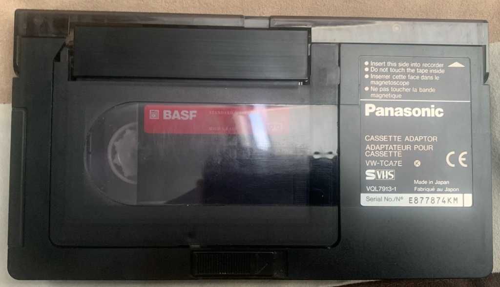 Adapter S-VHS Panasonic (kaseta matka)