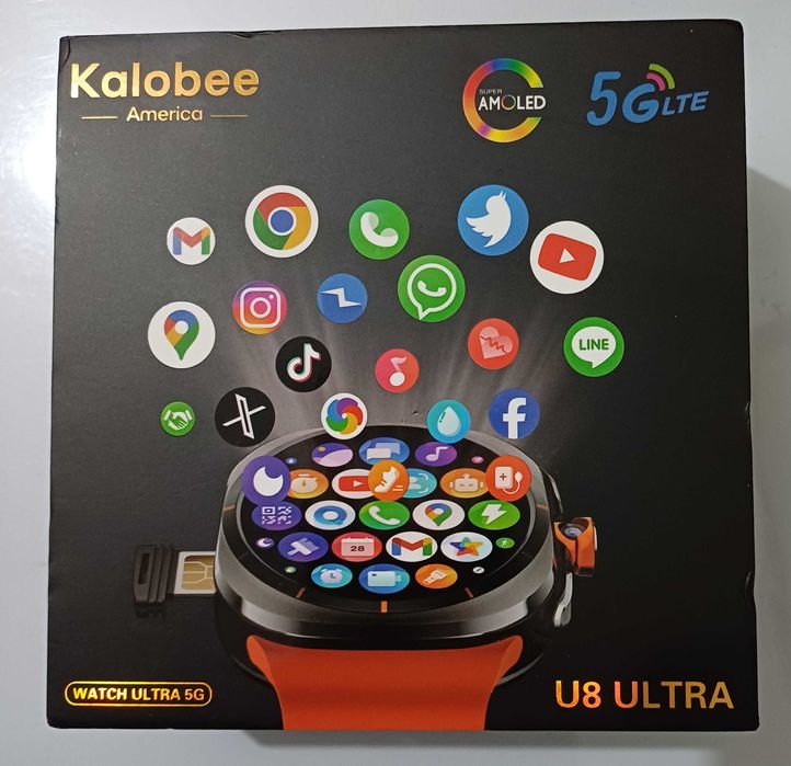 Kalobee U8 Ultra+HD Watch x+HK 10 Pro Plus+Smart Wristband Iservices.