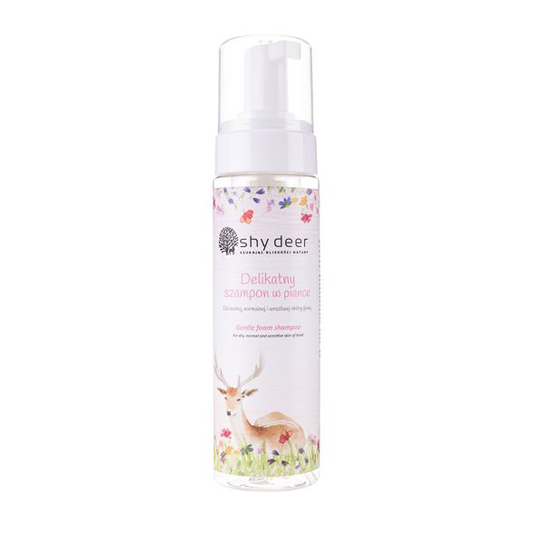 Naturalny delikatny szampon w piance - 200 ml, Shy Deer