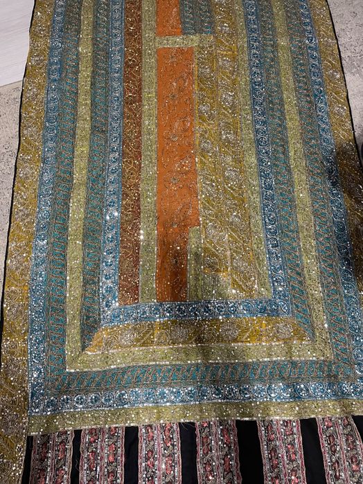 Gobelin. Kurtyna. Indie. Pakistan. Vintage. Retro.