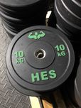 Bumper Obciążenie Olimpijskie HES 2x 10kg Crossfit 45cm 51mm