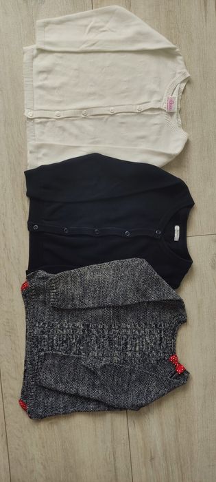 Zestaw bluz dziewczęcych 92/98/104 bluzki/swetry/Zara/Quechua