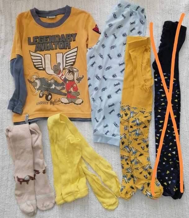 Кофта, джинсы, шапка, перчатки, трусики, колготки 98-104