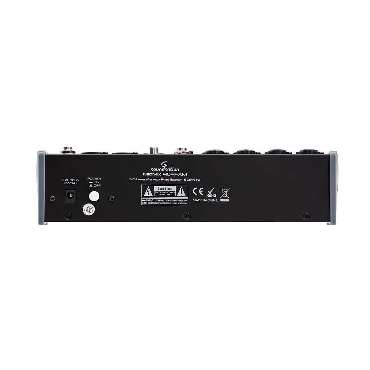 Soundsation MIOMIX-404FXM mikser fonii Bluetooth, WAV, MP3, USB, DSP