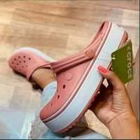 Женские Кроксы на платформе Crocs Crocband Platform (6 цветов)