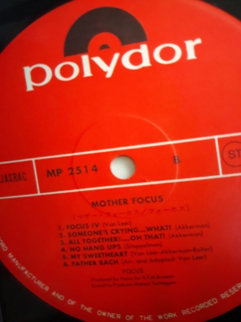 Archiwum prog rocka FOCUS- Mother Focus. 1975. JAPAN.
