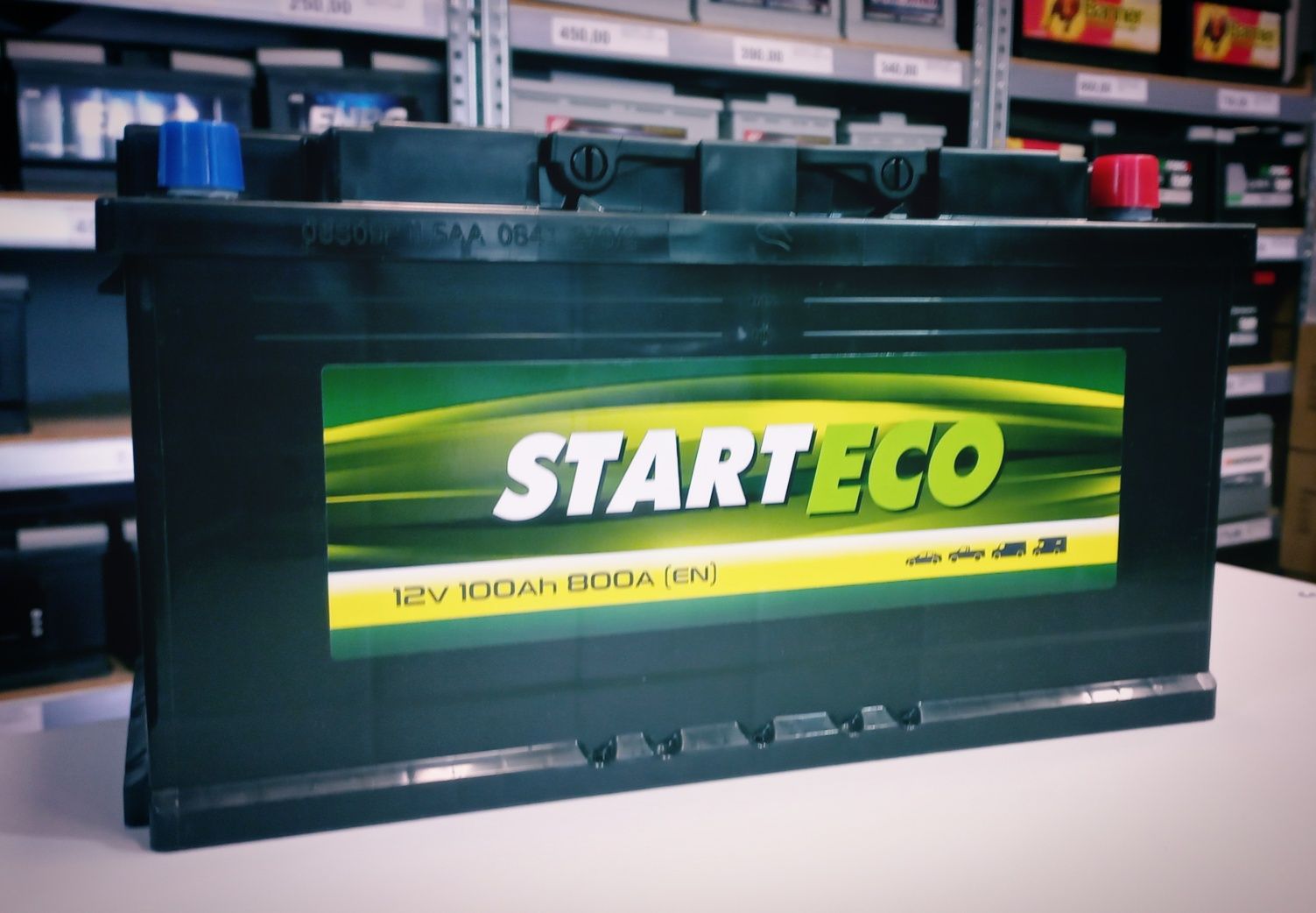 Akumulator Start ECO 12V 100AH 800A nowy