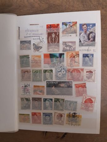 Альбом гашених марок (Австралія, Нова Зеландія, США, Канада)