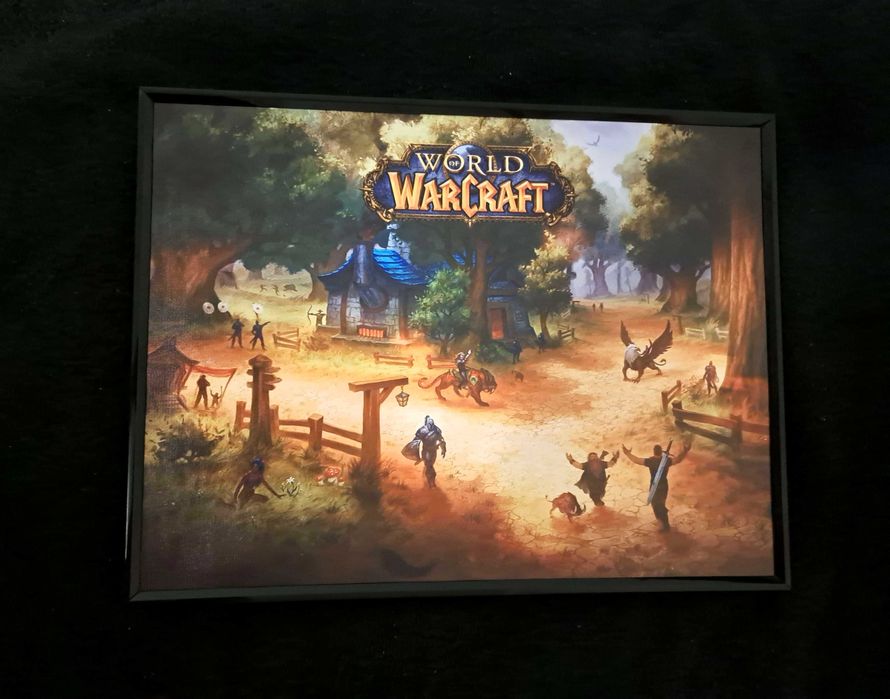 Plakat w ramce World of Warcraft Azeroth Obraz WoW