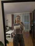 Sweter paski krotki