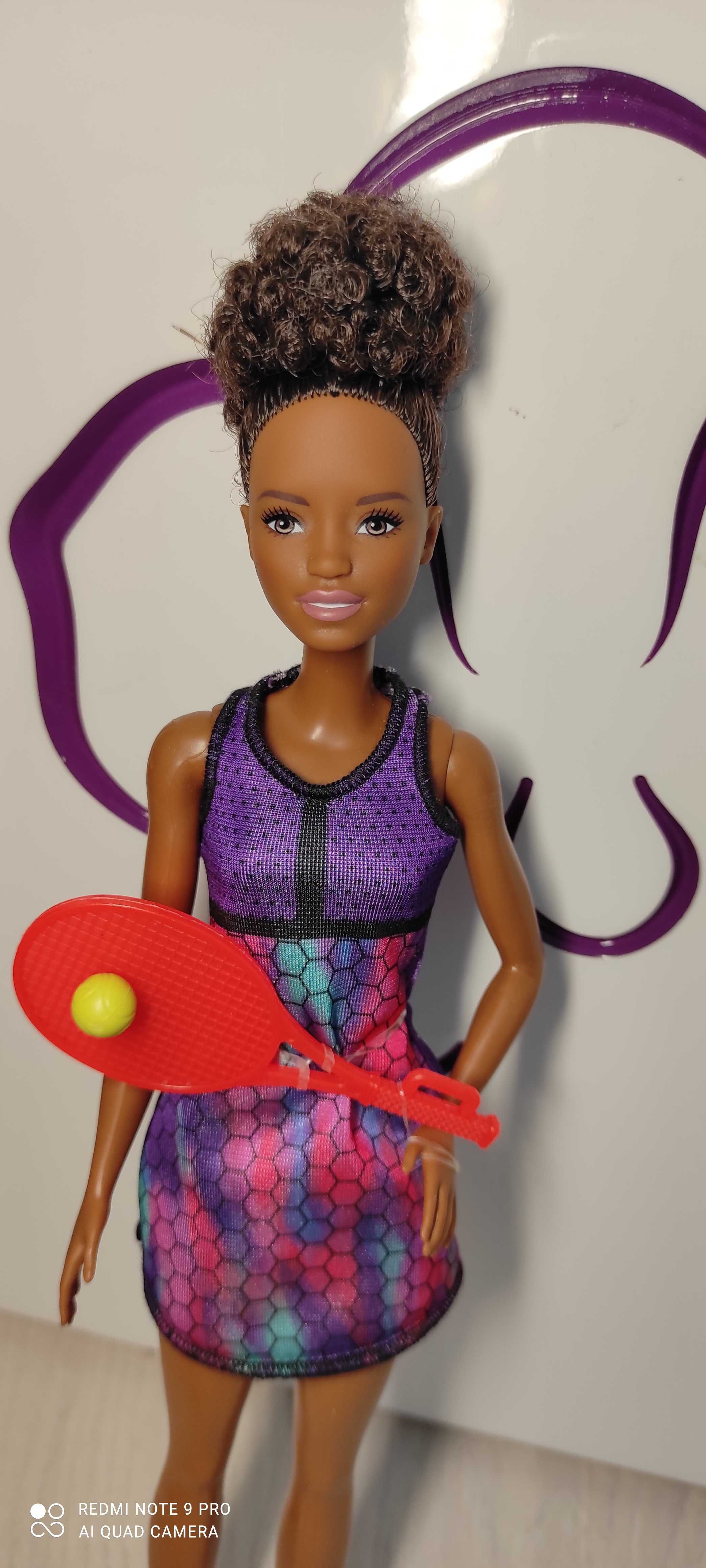 Lalka Barbie tenisistka
