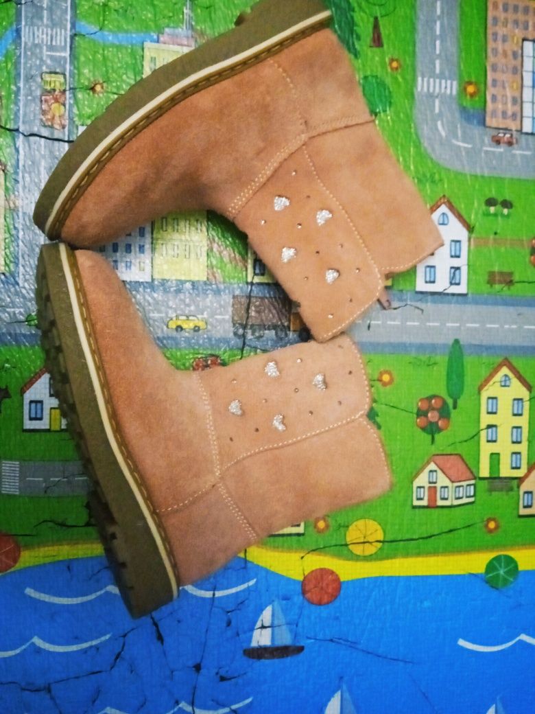 Демисезонные ботинки сапожки на девочку 15, 5 см стелька