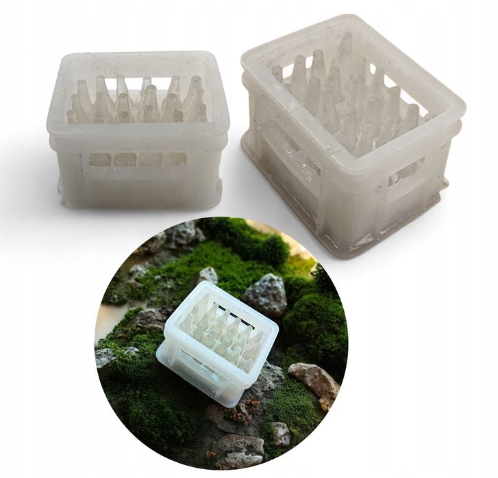 Zestaw 3 skrzynek z butelkami – Skala 1:43