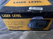 Лазерний рівень Laser Level MM3-16G самовирівнюючий 4 х 360° зелений