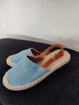 Denimowe espadryle bez pięty 38