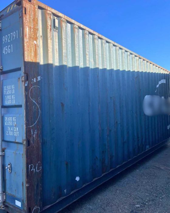 Contentor Marítimo 12 Metros Altura Extra (40 pés HC)