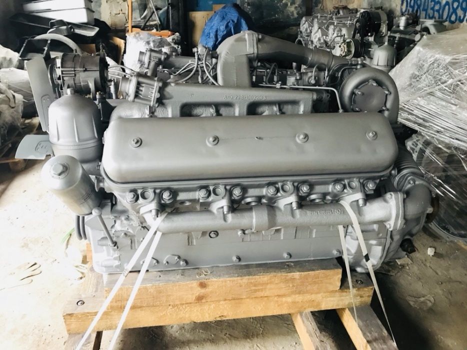 Двигатель ЯМЗ-238Б-14 с МОМ на дрезины