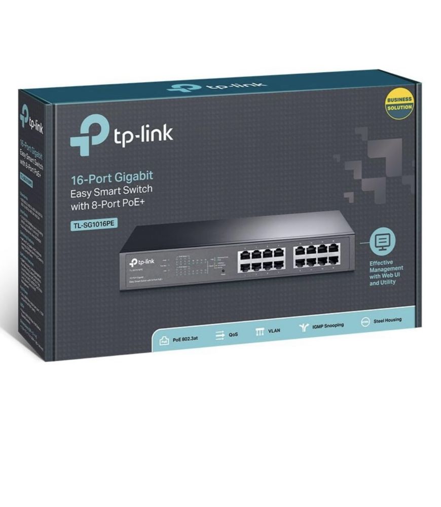 TP-Link 16-Port Gigabit Easy Smart Switch ( TL-SG1016PE )