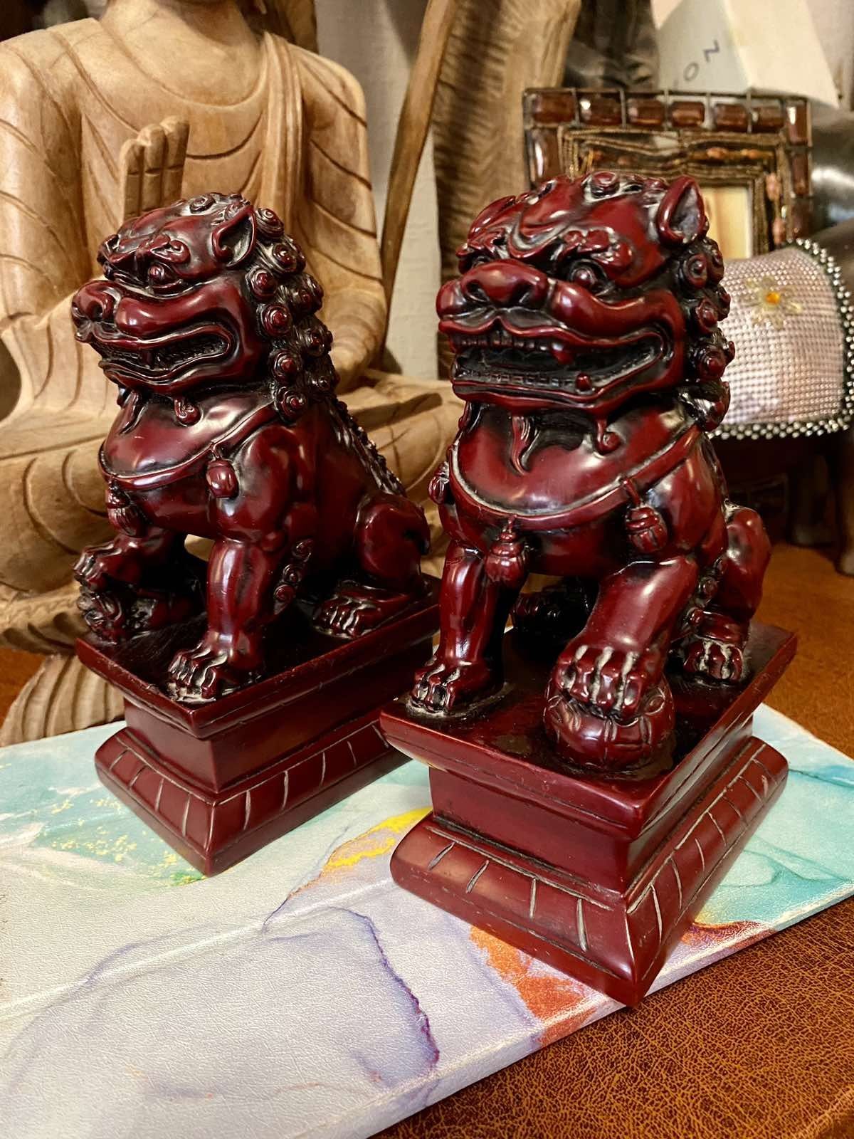 Китайская статуэтка, фигурка, собаколев, лев Фу, страж, оберег