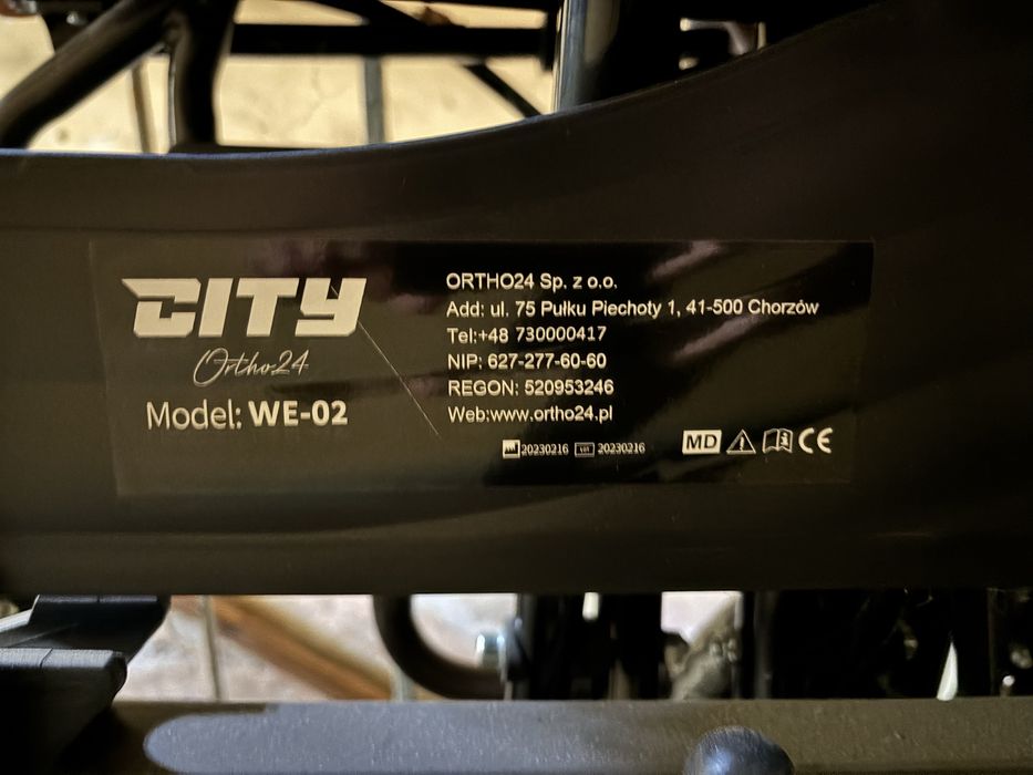 Wozek inwalidzki elektryczny Orto 24 City model WE-02