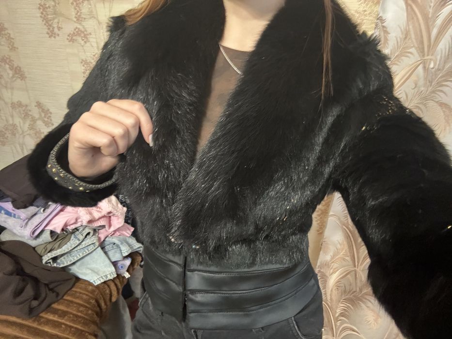 Курточка з натуральним хутром