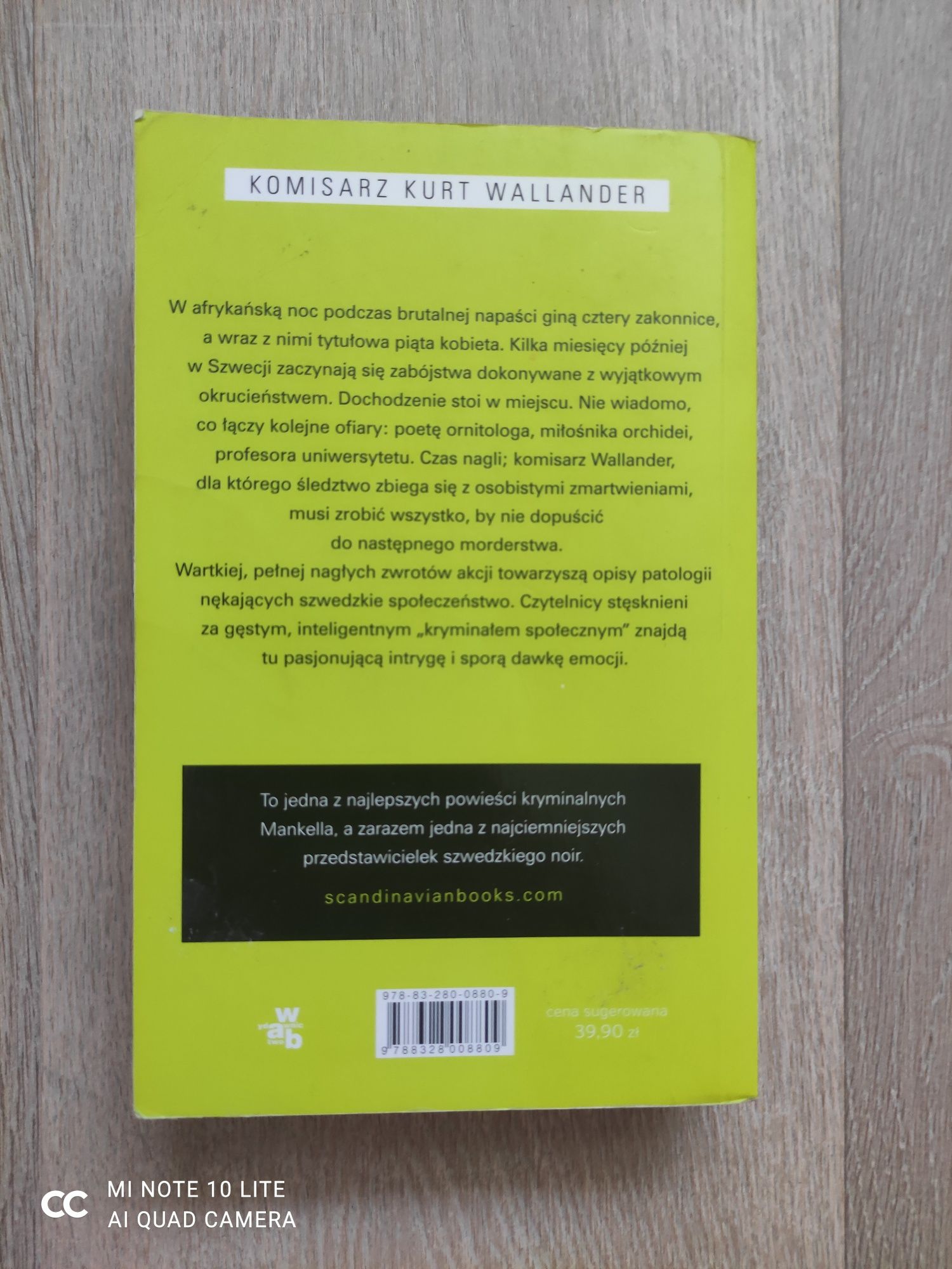 Książka "Piąta kobieta" Henning Mankell