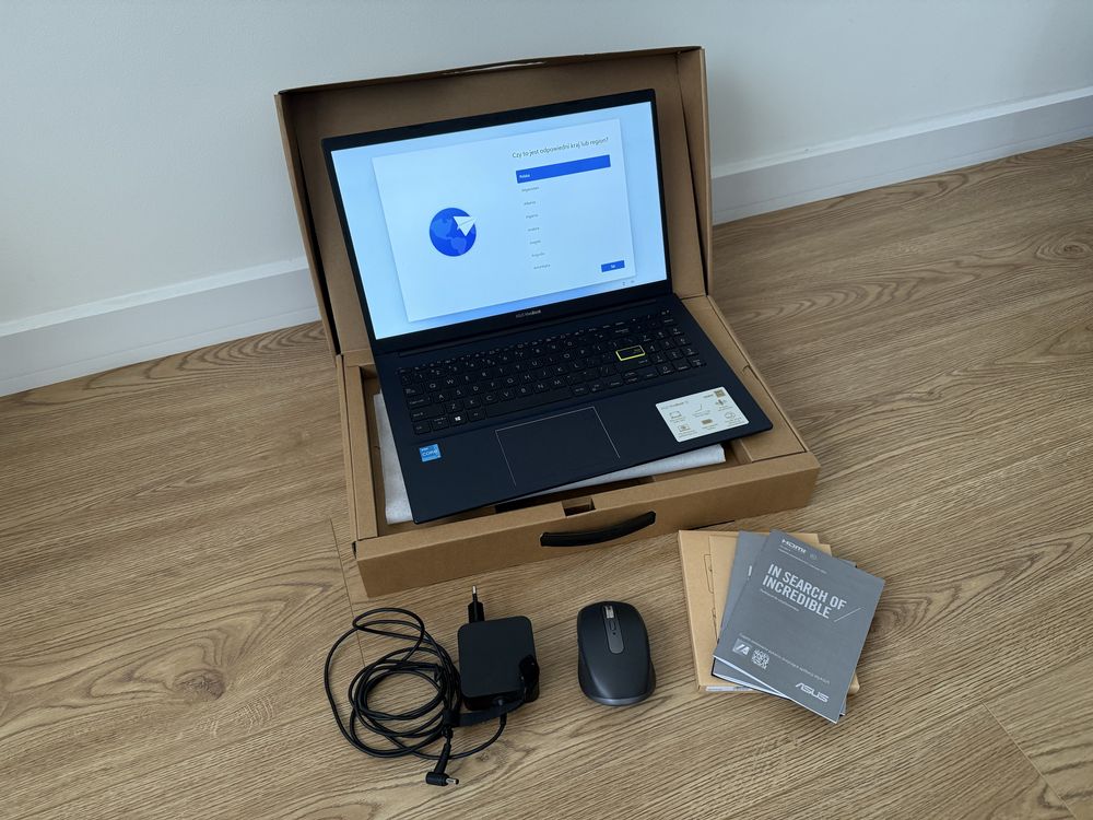 Laptop ASUS VivoBook 15” X513EA-BQ2808W + mysz Logitech MX Anywhere 3S