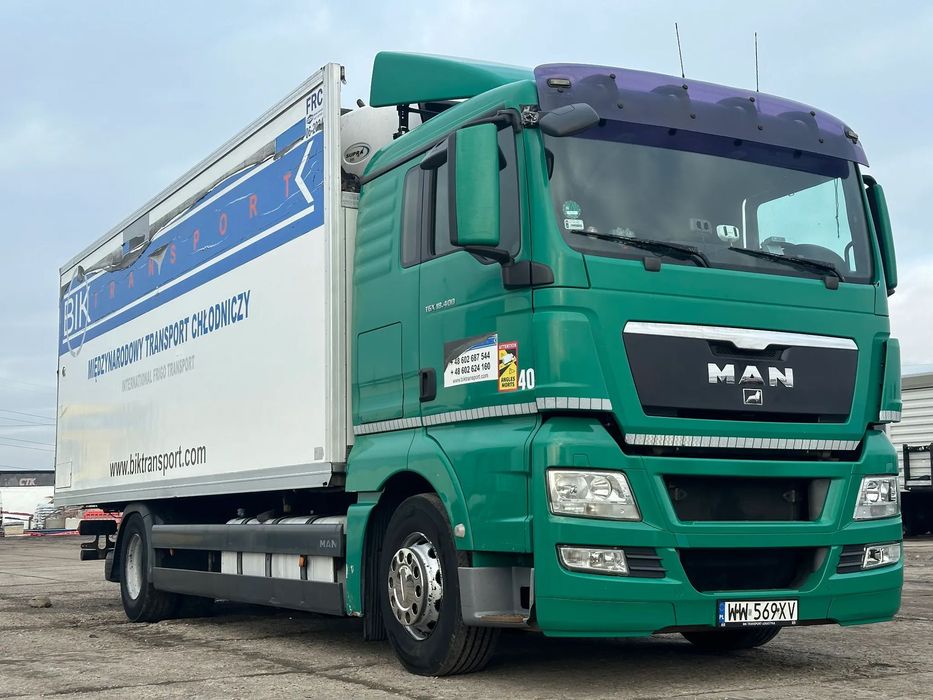 MAN TGX 18.400 4X2 LL  Chłodnia MAN TGX 18.440 Niezawodne EURO V, 18pal, Automat, Carrier