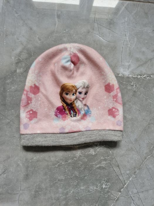 Super czapka, czapeczka na zimę Kraina Lodu Elsa i Anna 6-9 lat Frozen
