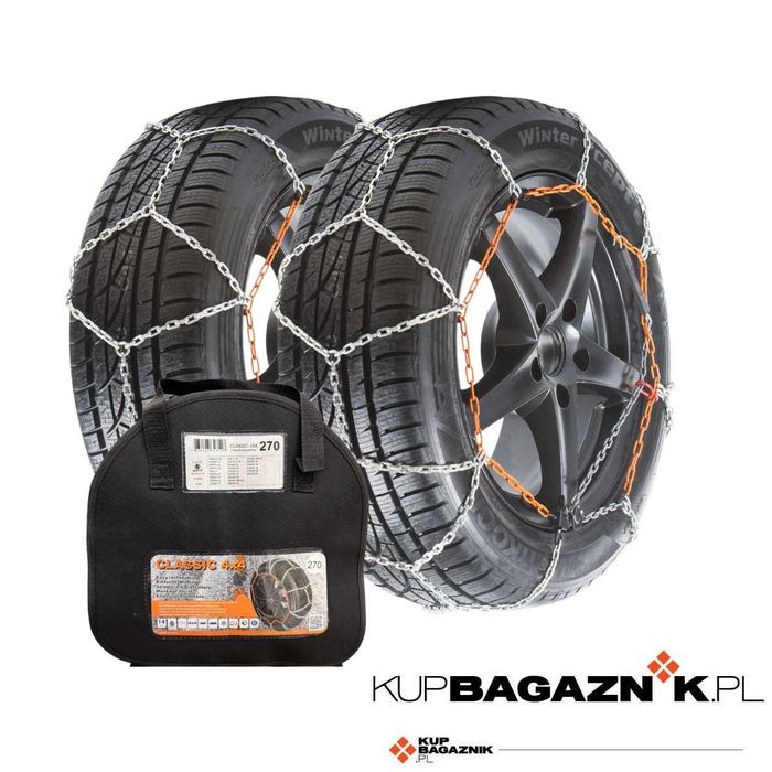 Łańcuchy śniegowe 235/65/17 225/60/18 235/55/18 225/55/19 245/45/19