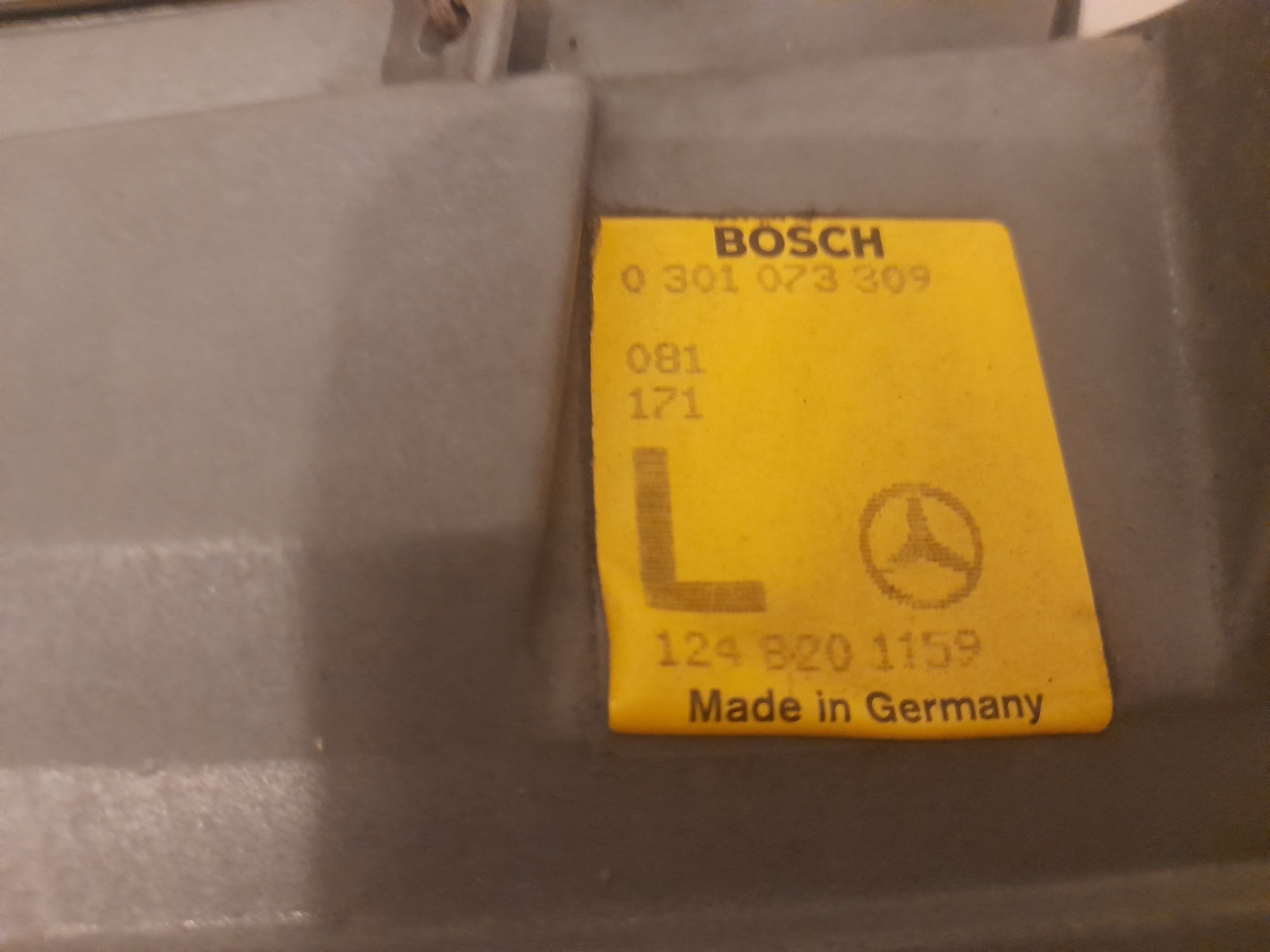 Par Faróis Bosch Mercedes W124 Sportline AMG Originais + piscas