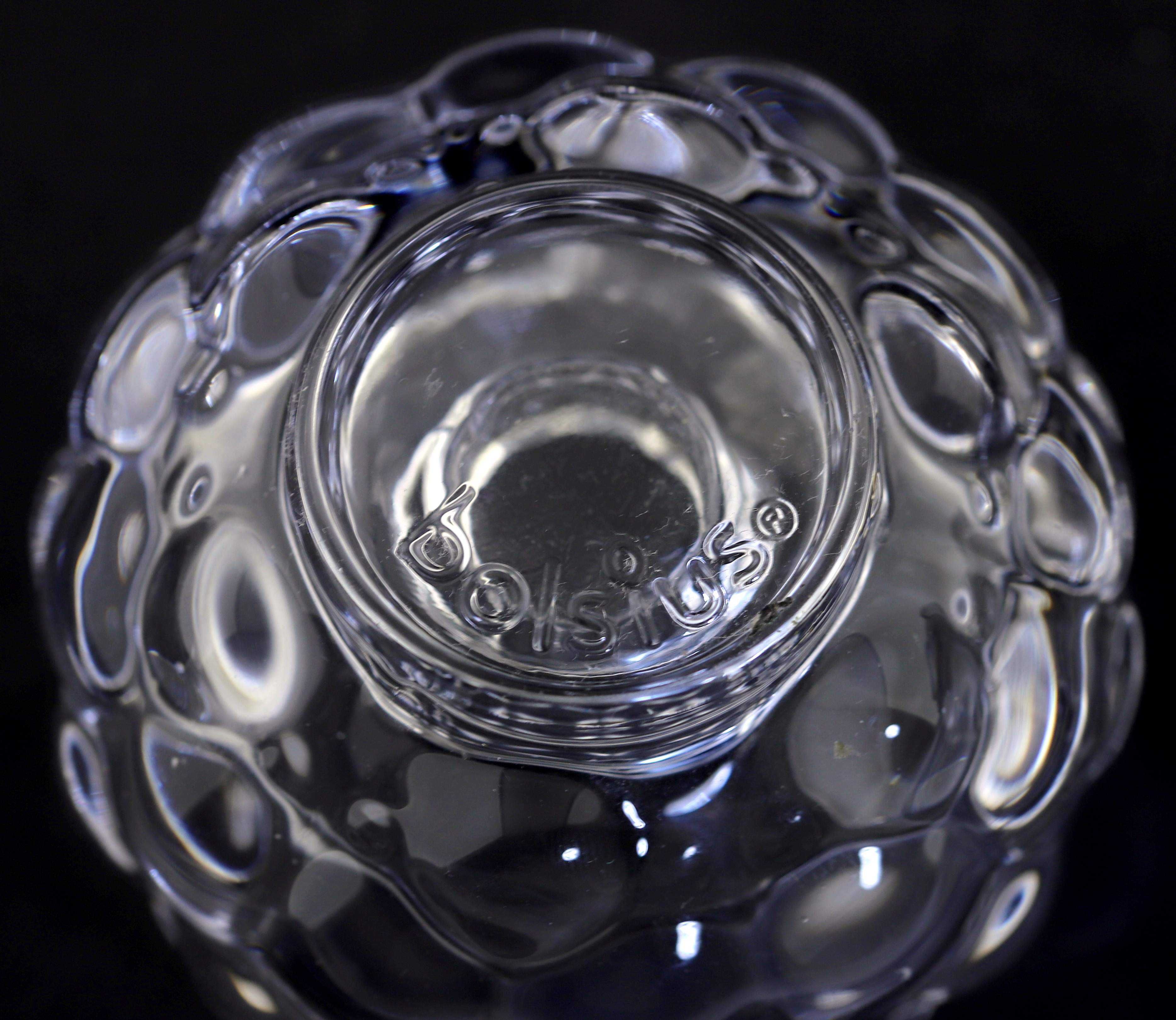 BUBBLE zestaw 2 szt świeczników szklanych na tealighty Bolsius 6 cm