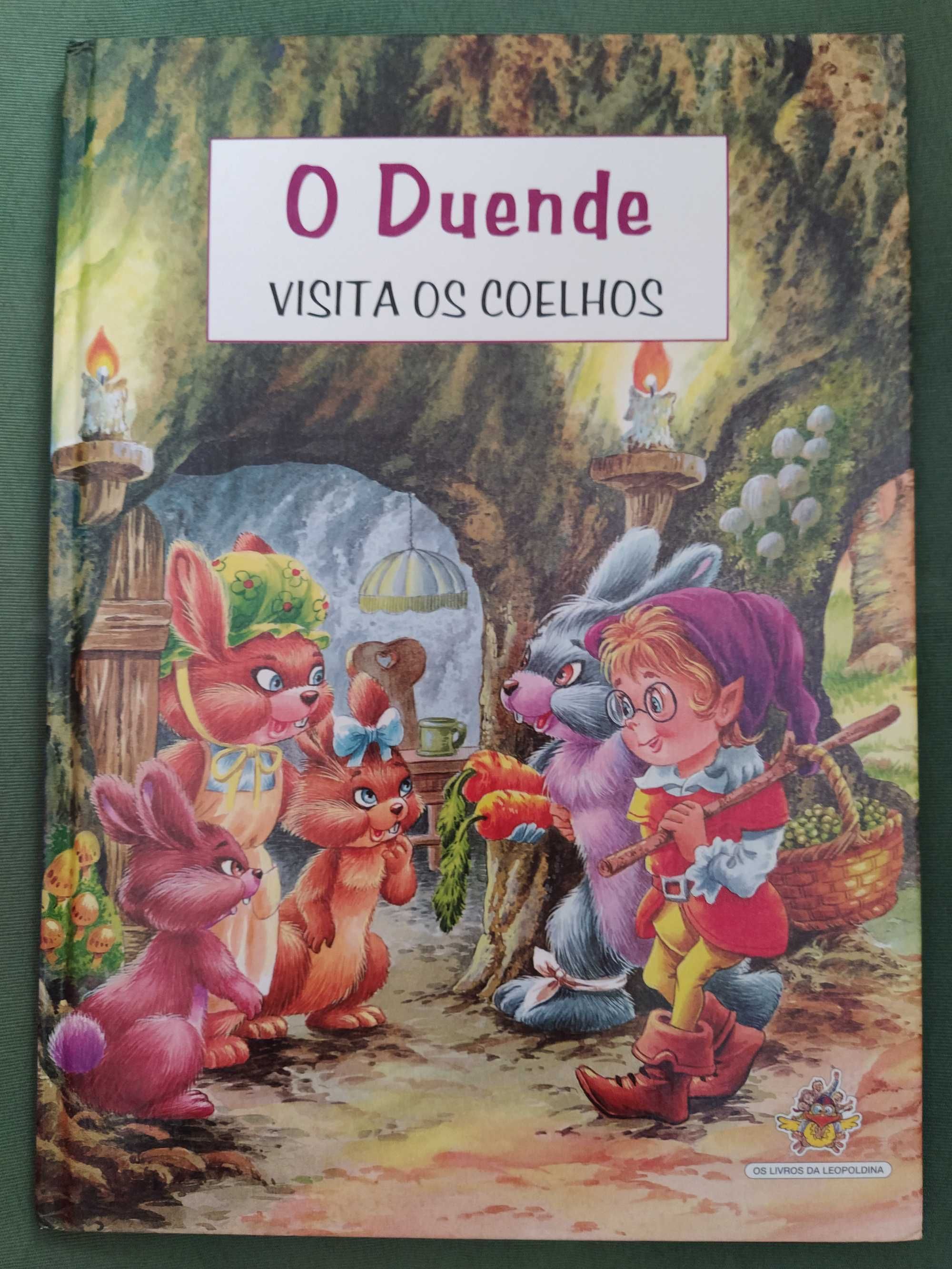 O Duende Visita os Coelhos - Livros da Leopoldina