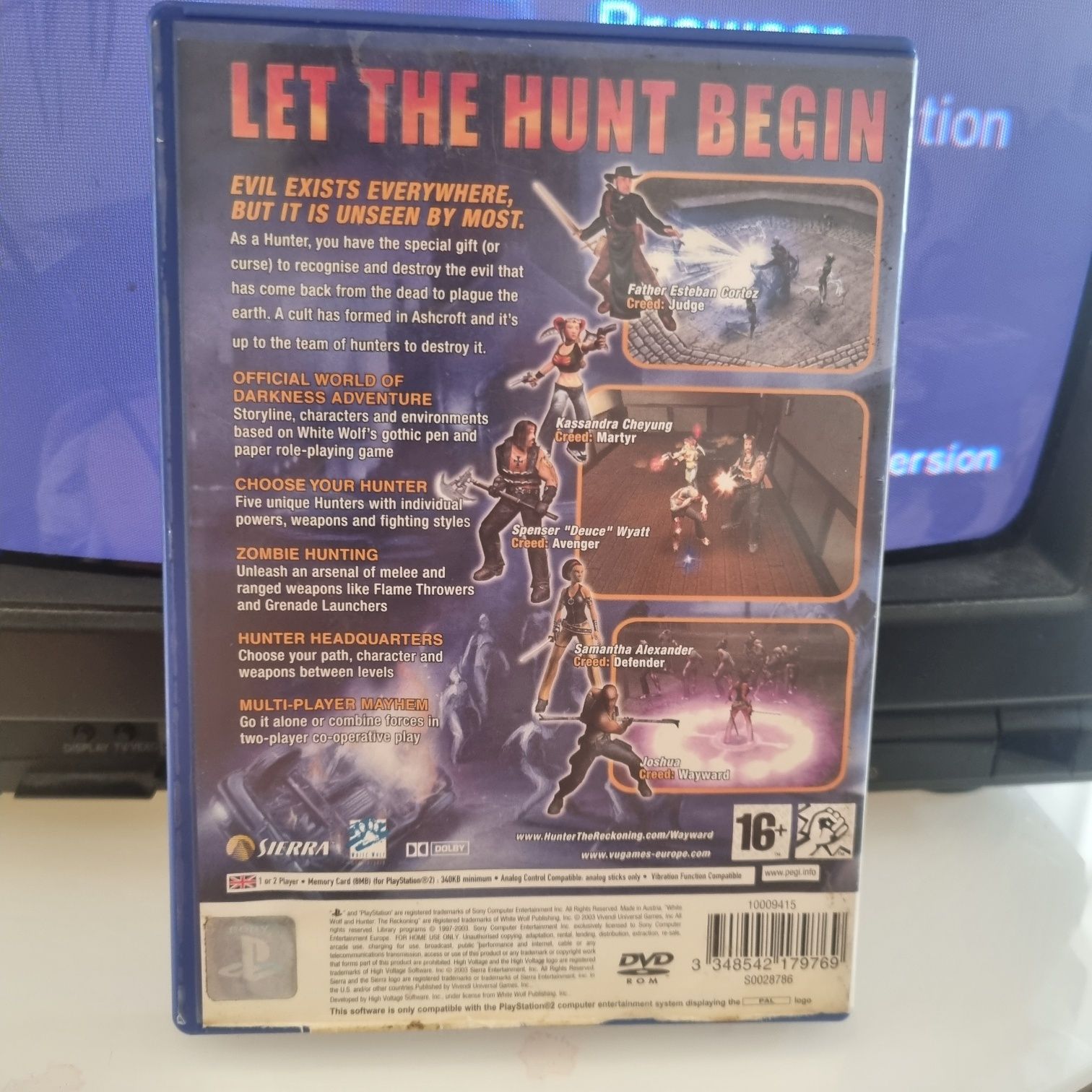Hunter The Reconinh Wayward Ps2