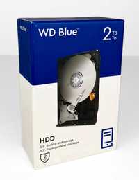 2TB! Жорсткий диск 3.5" Western Digital Blue WD |5400rpm SATA III 64MB