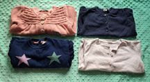 98 sweterki 4 sztuki rozpinane sweterek dla dziewczynki H&M Next Georg