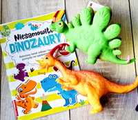 Zestaw Dinozaury z książeczką nowe zabawki
