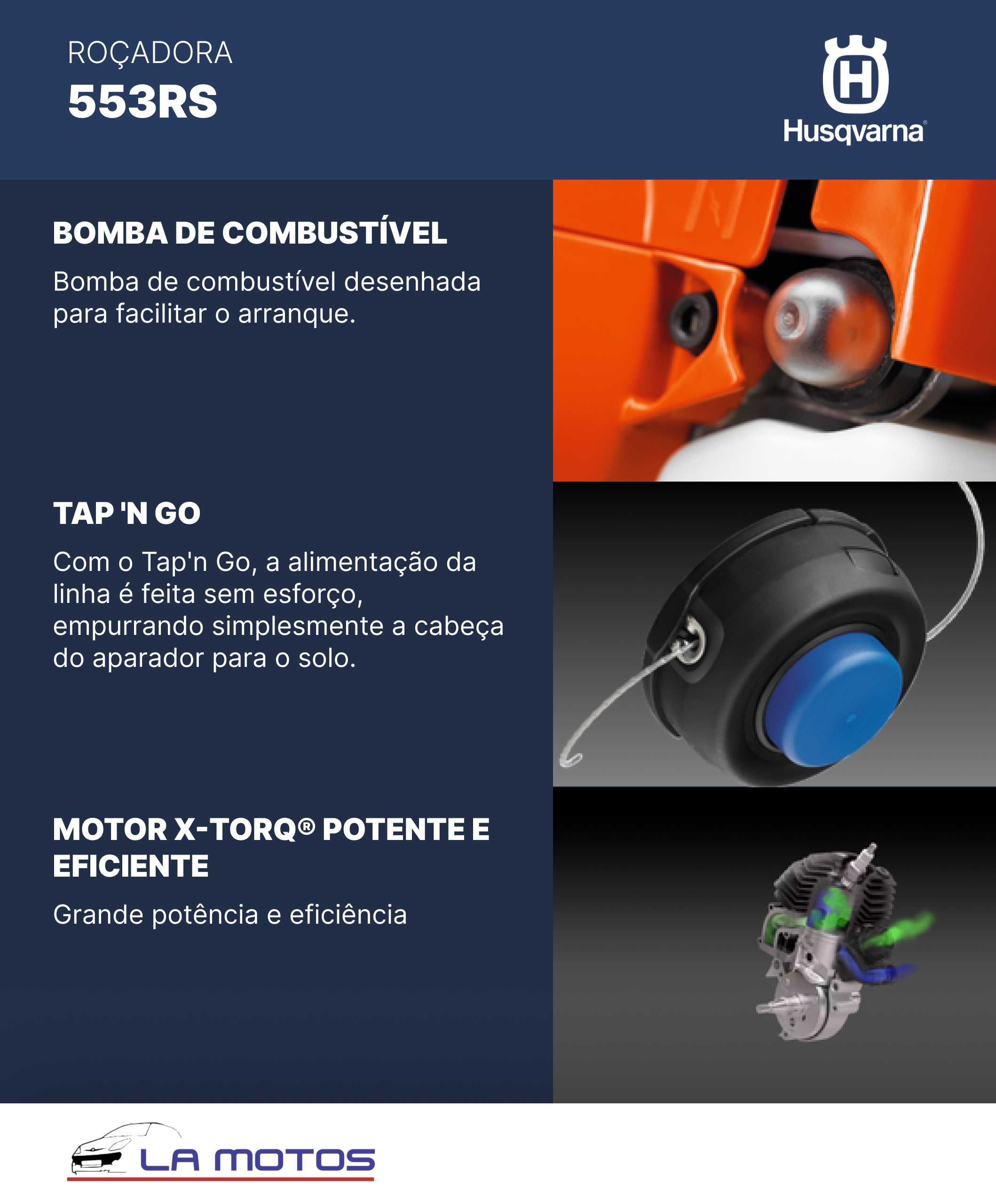 Roçadora Husqvarna 553 RS