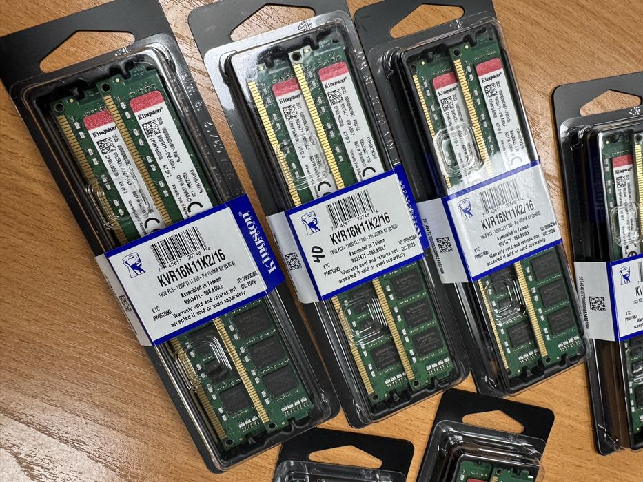 Пам'ять для комп'ютерів Kingston 16 GB (2x8GB) DDR3 (KVR16N11K2/16)
